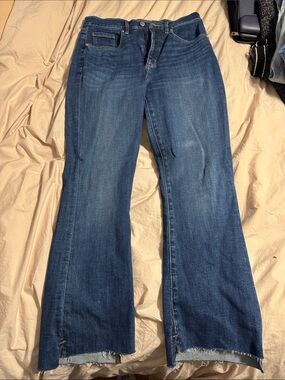 Women's Blue Denim Flare Jeans